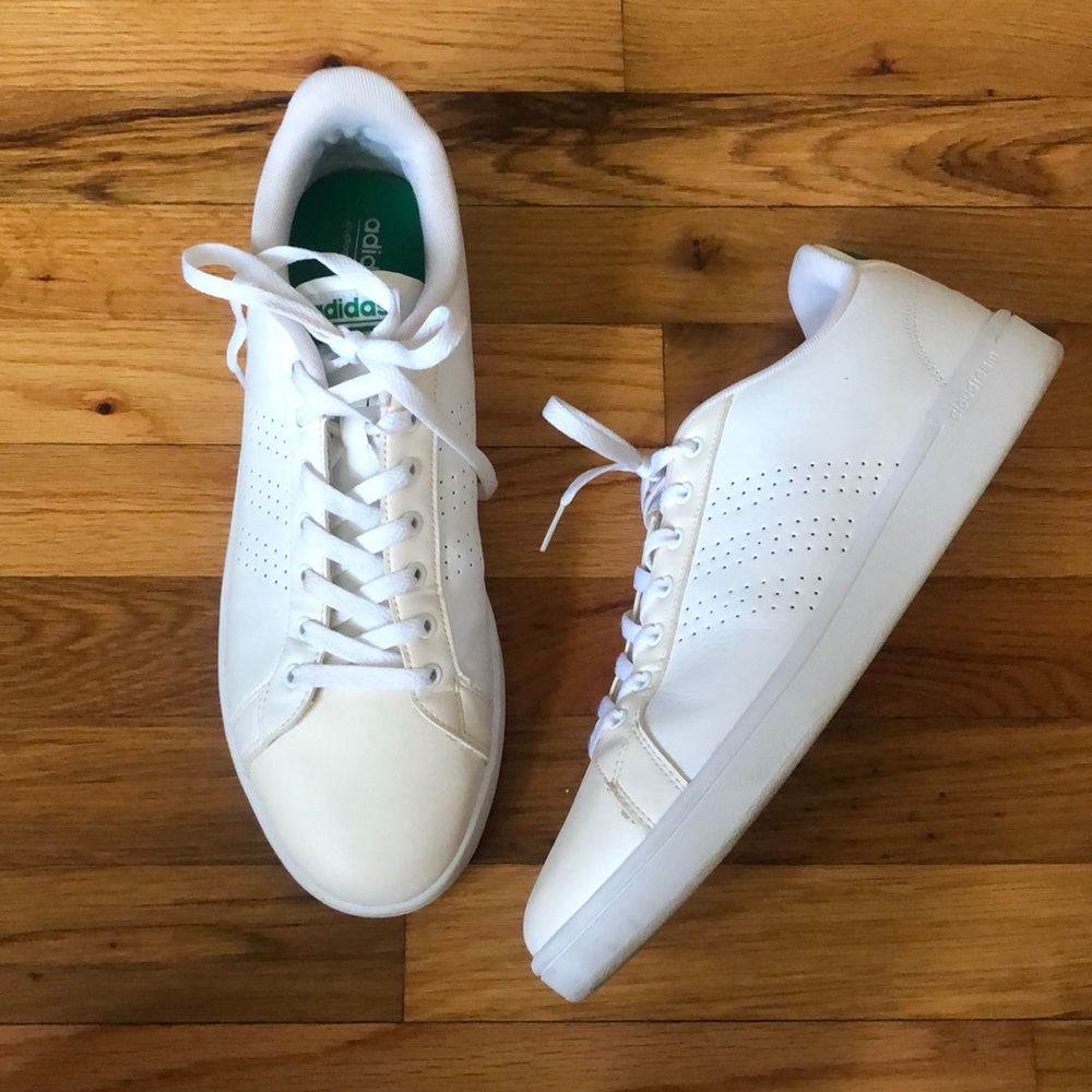 Adidas white / off white sneakers 12 used condition